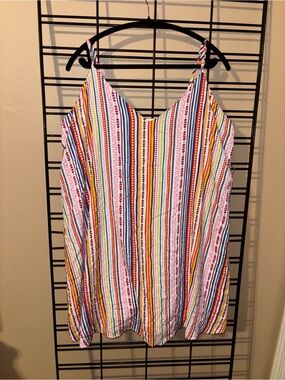 Women’s striped Rainbow Sundress - Multicolor
